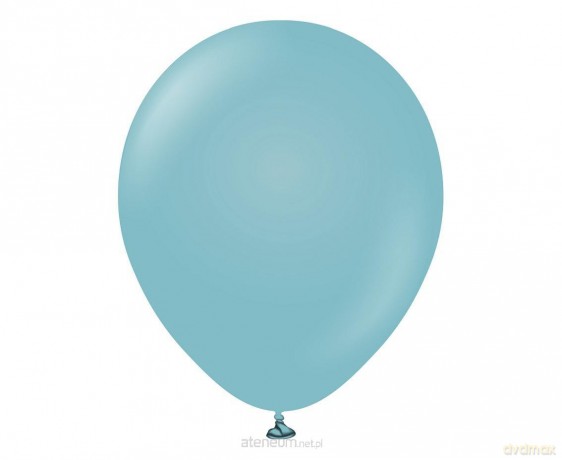 Balony retro niebieskie szkło 30cm 100szt