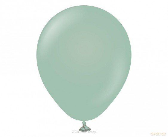 Balony retro zimowe zielone 13cm 100szt