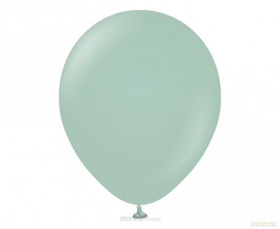 Balony retro zimowe zielone 30cm 100szt