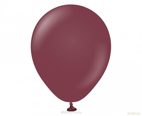 Balony standard bordowe 13cm 100szt