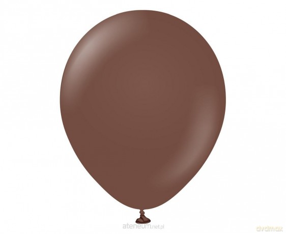 Balony standard czekoladowy brąz 30cm 100szt