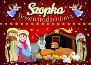 Szopka bożonarodzeniowa z naklejkami [KSIĄŻKA]