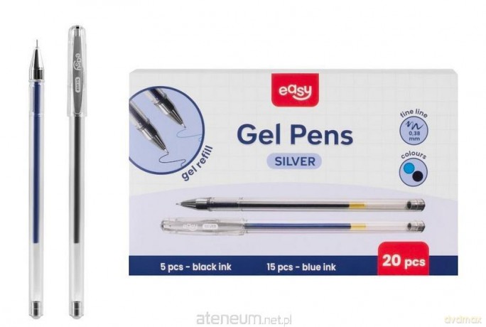 Długopis żelowy mix (20szt)