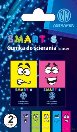 Gumka ołówkowa Smart S 2szt