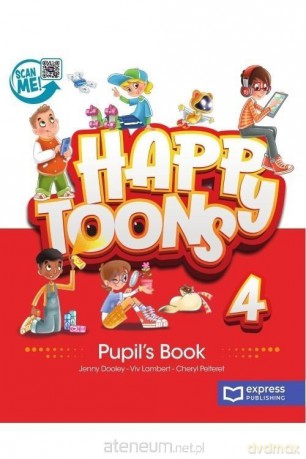 Happy Toons 4 edycja międzyna. PB + DigiBook (kod) - Jenny Dooley, Viv Lambert, Cheryl Pelteret [KSIĄŻKA]