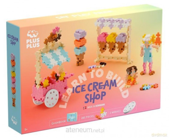 Klocki Plus-Plus naucz się budować lodziarnia285el [PUZZLE]