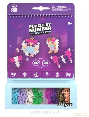 Klocki Plus-Plus puzzle by number las 125el [PUZZLE]