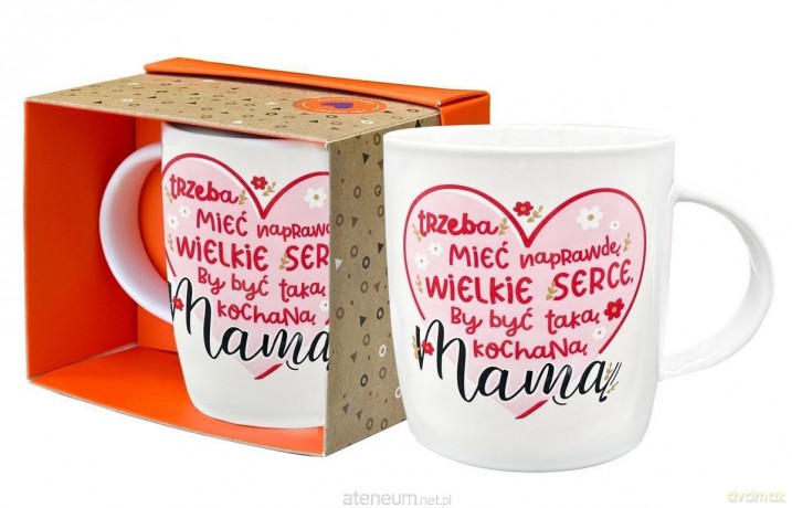 Kubek Trzeba mieć wielke serce, by być kochaną...