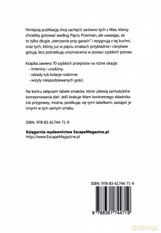 Szybkie pięć przemian na różne okazje [KSIĄŻKA]