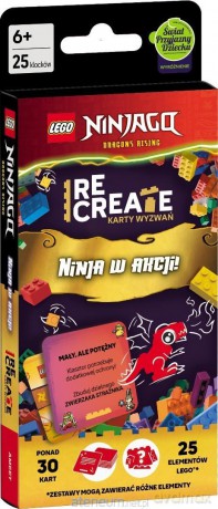 Lego Ninjago. Recreate. Karty wyzwań. Ninja w akcj [KARTY]