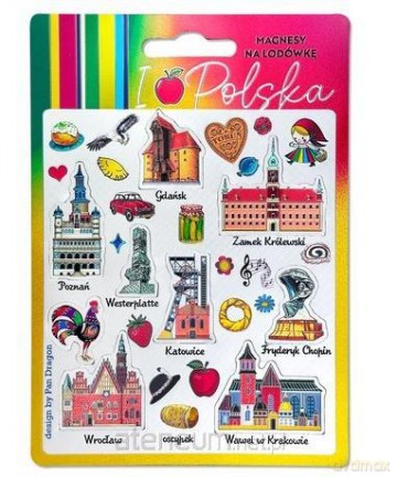 Magnesy I Love Poland Polska ILP-MAG-MULTI-PL-01