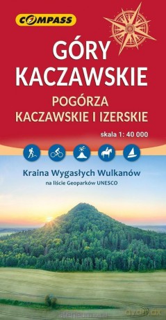 Mapa - Góry Kaczawskie. Podgórza Kaczawaskie