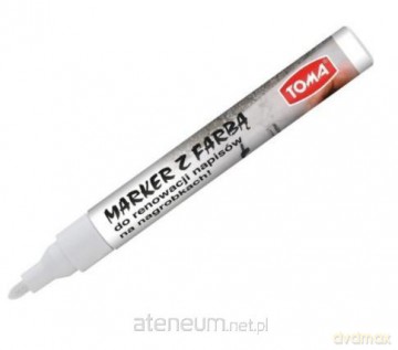 Marker do renowacji nagrobków biały 1szt