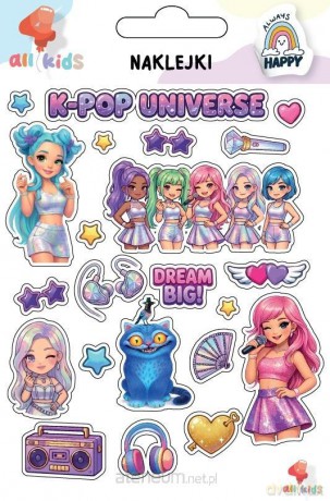 Naklejki dla dzieci K-pop Universe