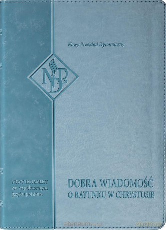 Nowy Testament NPD, jasnoniebieska z paginatorami [KSIĄŻKA]