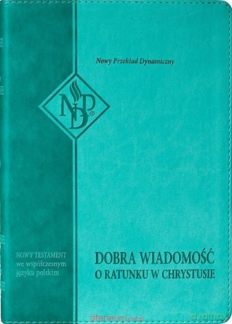 Nowy Testament NPD, mietowa z paginatorami [KSIĄŻKA]