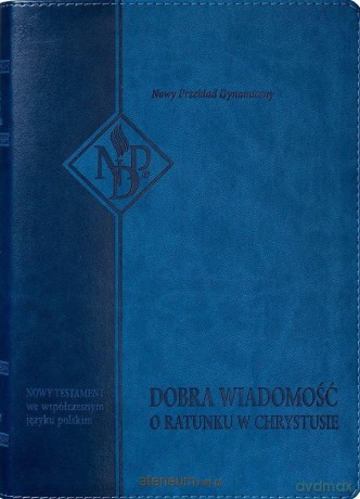 Nowy Testament NPD, niebieska z paginatorami [KSIĄŻKA]