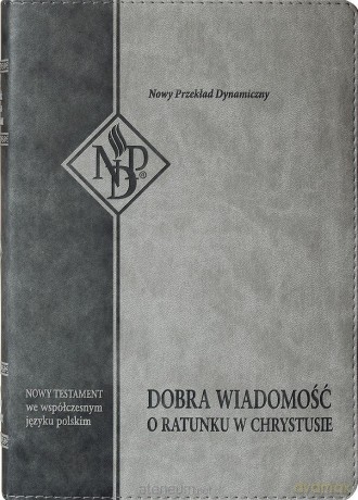 Nowy Testament NPD, szara z paginatorami [KSIĄŻKA]