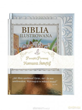 Pakiet: Biblia ilustrowana/Pamiątka Komunii [KSIĄŻKA]