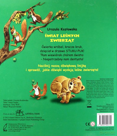 Świat leśnych zwierząt - dźwięk [KSIĄŻKA]