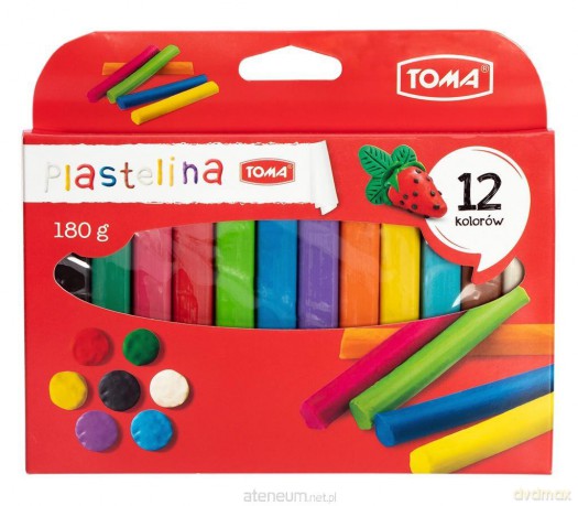 Plastelina 12 kolorów
