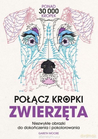 Połącz kropki. Zwierzęta. Niezwykłe obrazki - Gareth Moore [KSIĄŻKA]