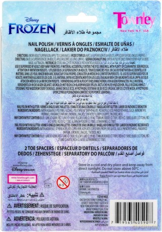 Frozen 2 lakiery do paznokci nietoksyczne Peel Off dla dziewczynek 12 sztuk