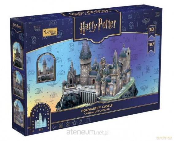 Puzzle 3D Harry Potter zamek Hogwart [PUZZLE]