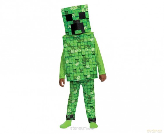 Strój Creeper Minecraft rozm.S (4-6lat)