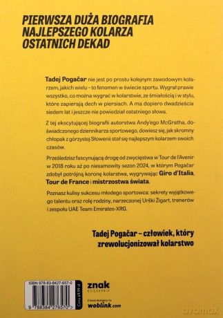Tadej Pogacar. Niepokonany - Andy McGrath [KSIĄŻKA]