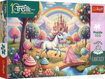 TREFL 100 el. Jednorożec w słodyczolandii [PUZZLE]