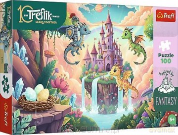 TREFL 100 el. Rycerz Treflik i smoki [PUZZLE]