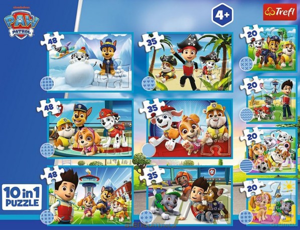 TREFL 10w1 Dzielna drużyna Psiego Patrolu [PUZZLE]