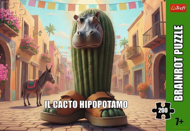 TREFL 200 el. BrainRots Il Cacto Hipopotamo [PUZZLE]