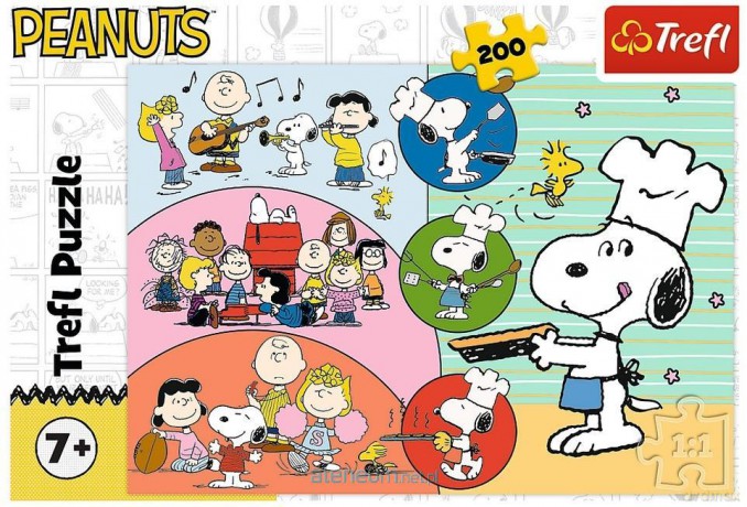 TREFL 200 el. Snoopy i przyjaciele [PUZZLE]