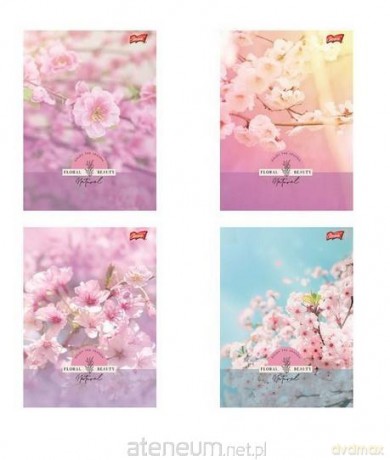 Zeszyt A5/60k kratka Floral Beauty (10szt)