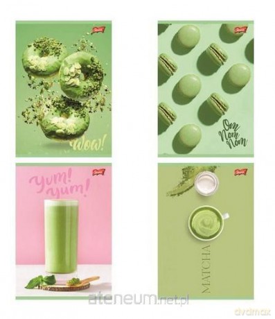 Zeszyt A5/60k kratka Green Delicious (10szt)