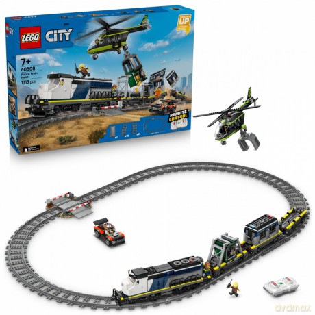 LEGO City Napad na policyjny pociąg (60508) [KLOCKI]