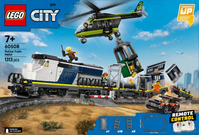 LEGO City Napad na policyjny pociąg (60508) [KLOCKI]