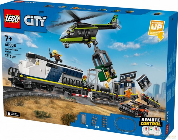 LEGO City Napad na policyjny pociąg (60508) [KLOCKI]