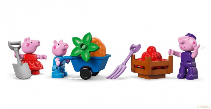 LEGO DUPLO Peppa Pig Ogród i szklarnia Dziadka świnki (10461) [KLOCKI]