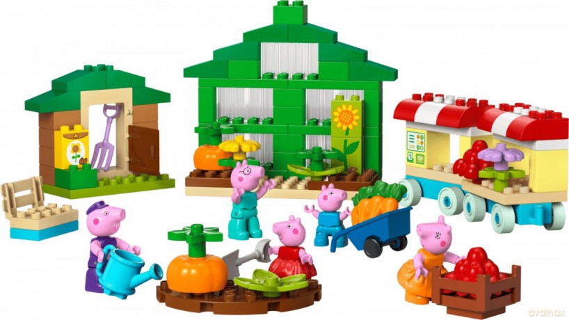 LEGO DUPLO Peppa Pig Ogród i szklarnia Dziadka świnki (10461) [KLOCKI]