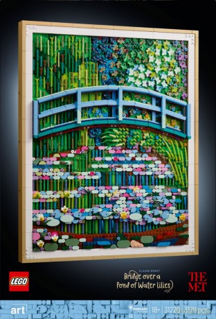 LEGO ART Claude Monet - Most nad stawem z liliami wodnymi (31220) [KLOCKI]