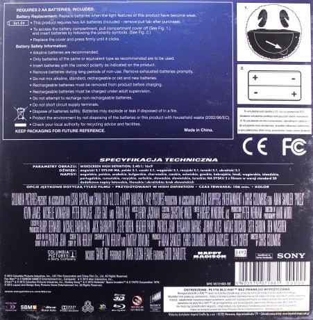 Piksele 3D (wydanie kolekcjonerskie) (Packman City Scape) [Blu-Ray 3D]+[Blu-Ray] [USZKODZONA FIGURKA]