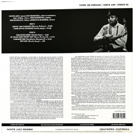 Curtis Amy: Tippin' On Through (Tone Poet) [Winyl]
