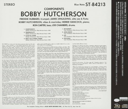 Bobby Hutcherson: Components (Tone Poet) [Winyl]