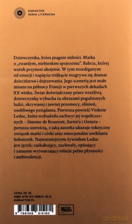 Duszność - Violette Leduc [KSIĄŻKA]