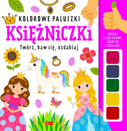 Księżniczki. Kolorowe paluszki - Wojciech Baturo [KSIĄŻKA]