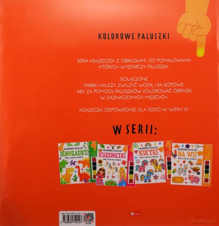 Kucyki. Kolorowe paluszki - Wojciech Baturo [KSIĄŻKA]