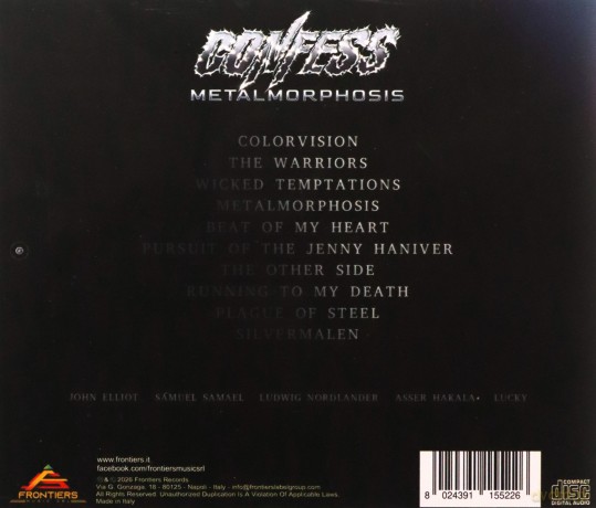 Confess: Metal Morphosis [CD]